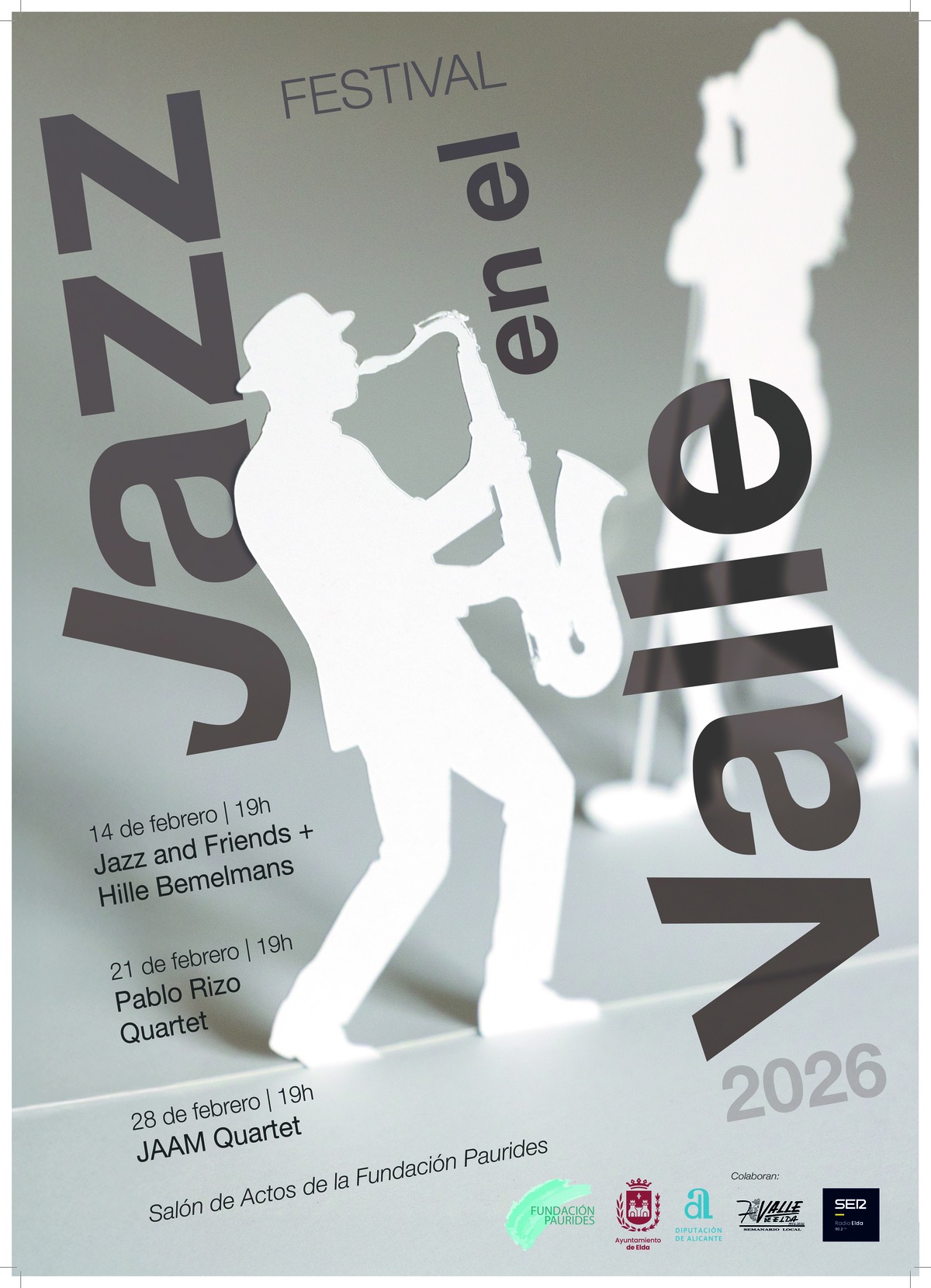 Cartel Jazz en el Valle 2026